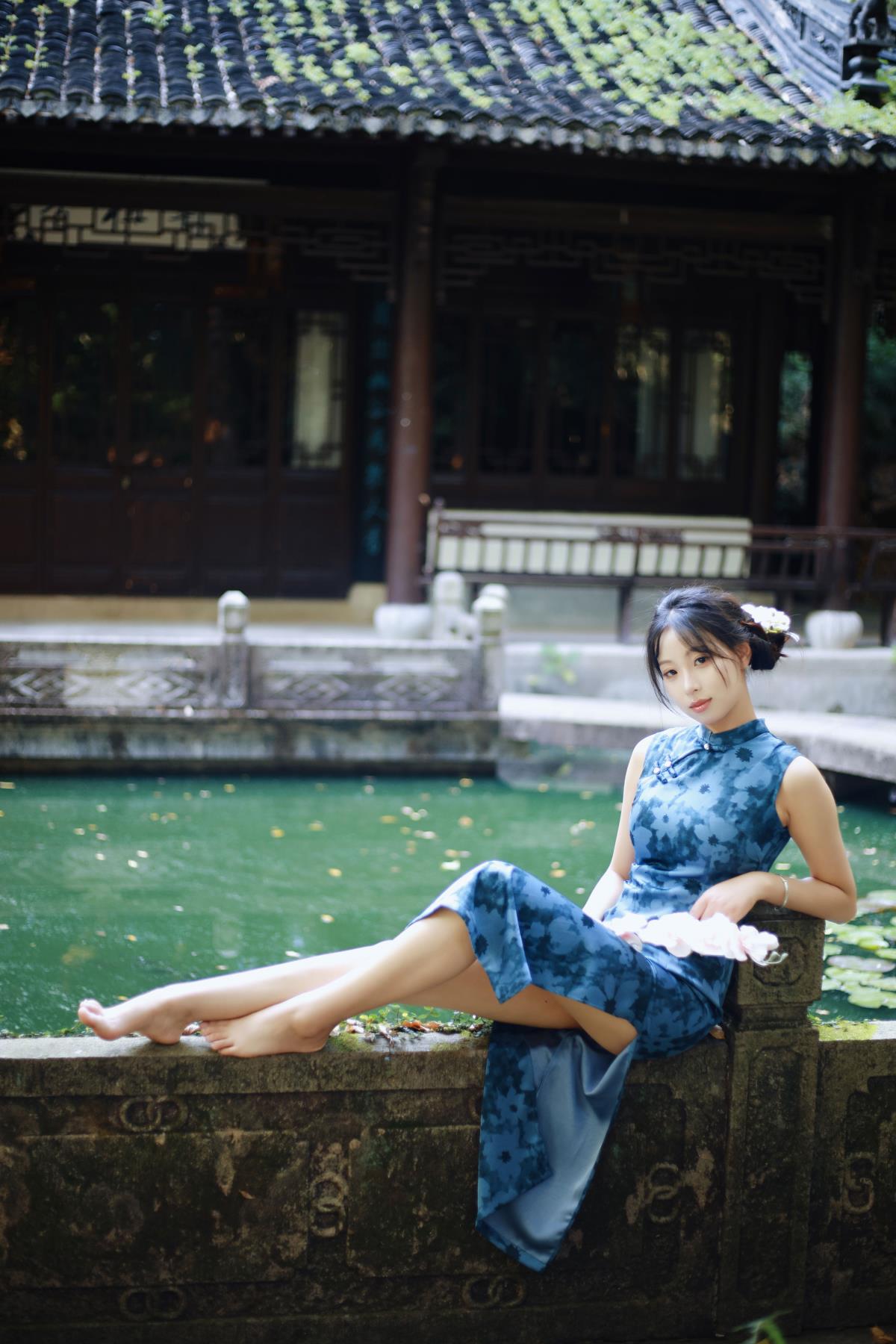 江南旗袍的柔美 - 摄影：摄影师鹤白 - 模特：小u-艺语图