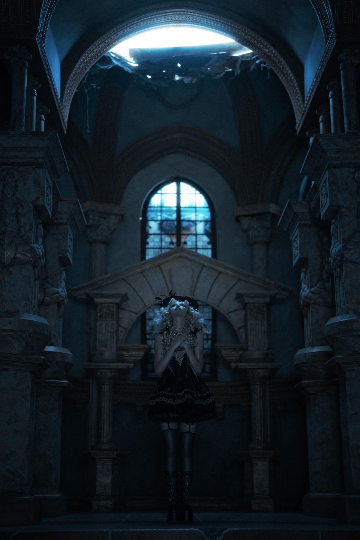 哥特魅影 - 摄影：西瓜呆毛汪 - 模特：Disexi思宁-艺语图