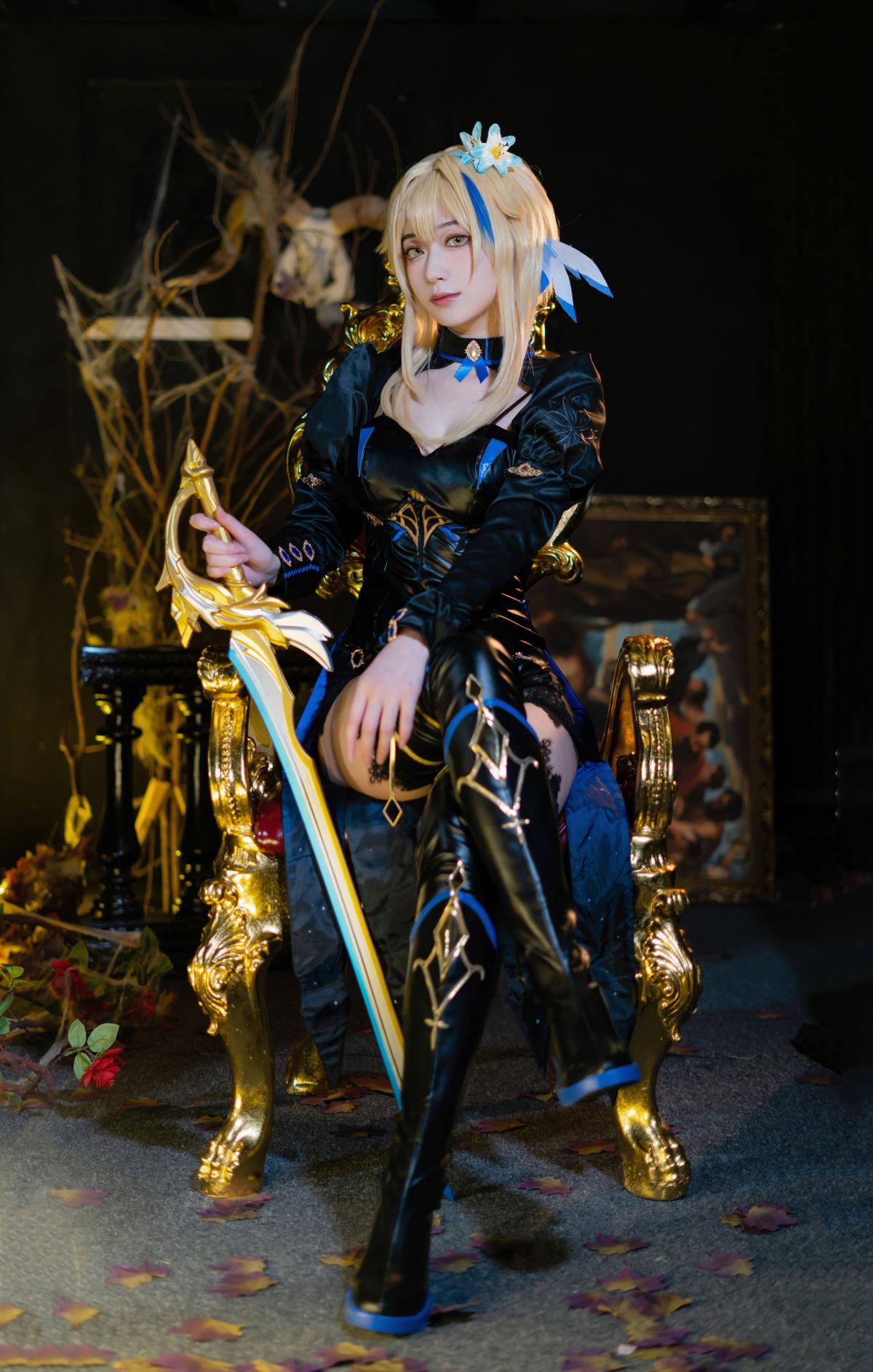 原神深渊双子 - 摄影：太特斯 - 模特：兔影-艺语图