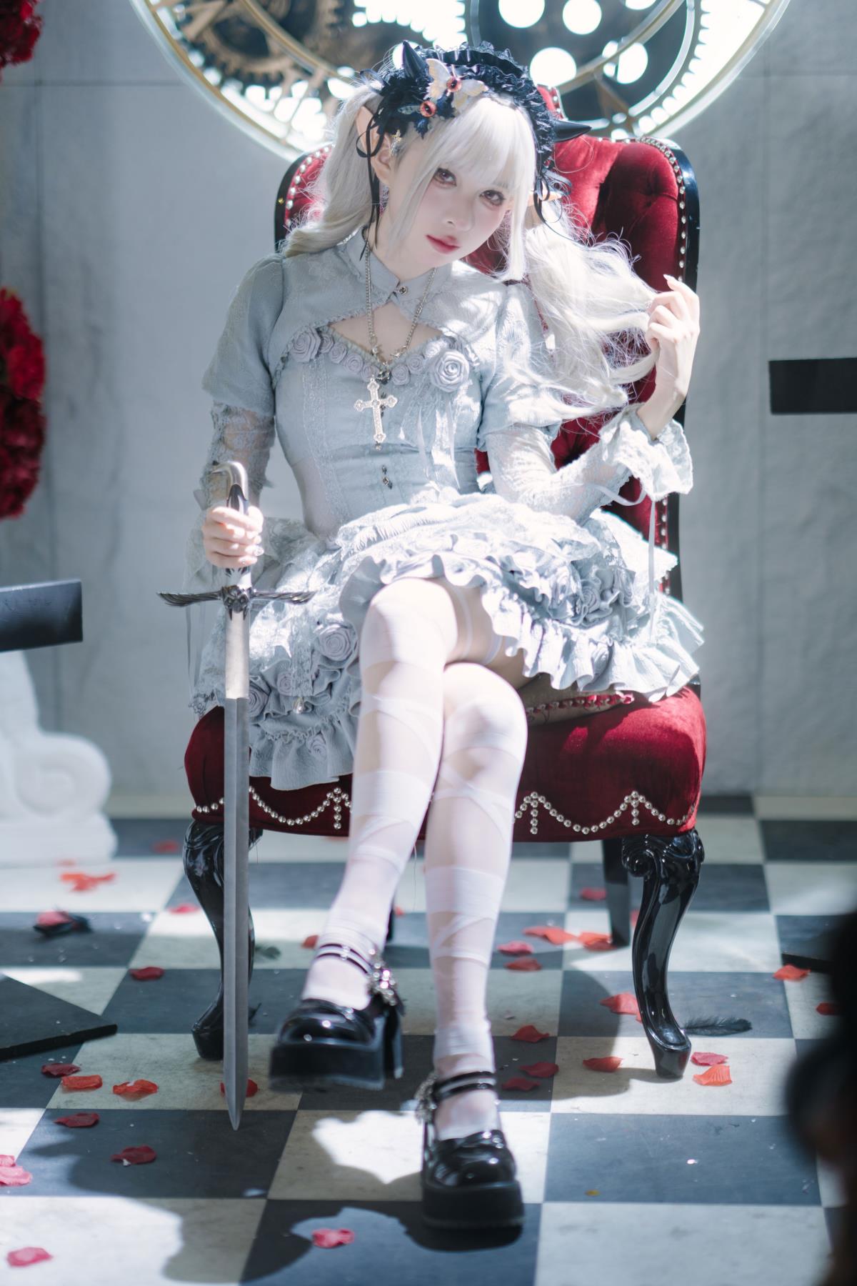 银色魔女 - 摄影：雷斯写真集 - 模特：椿卷梦游中-艺语图