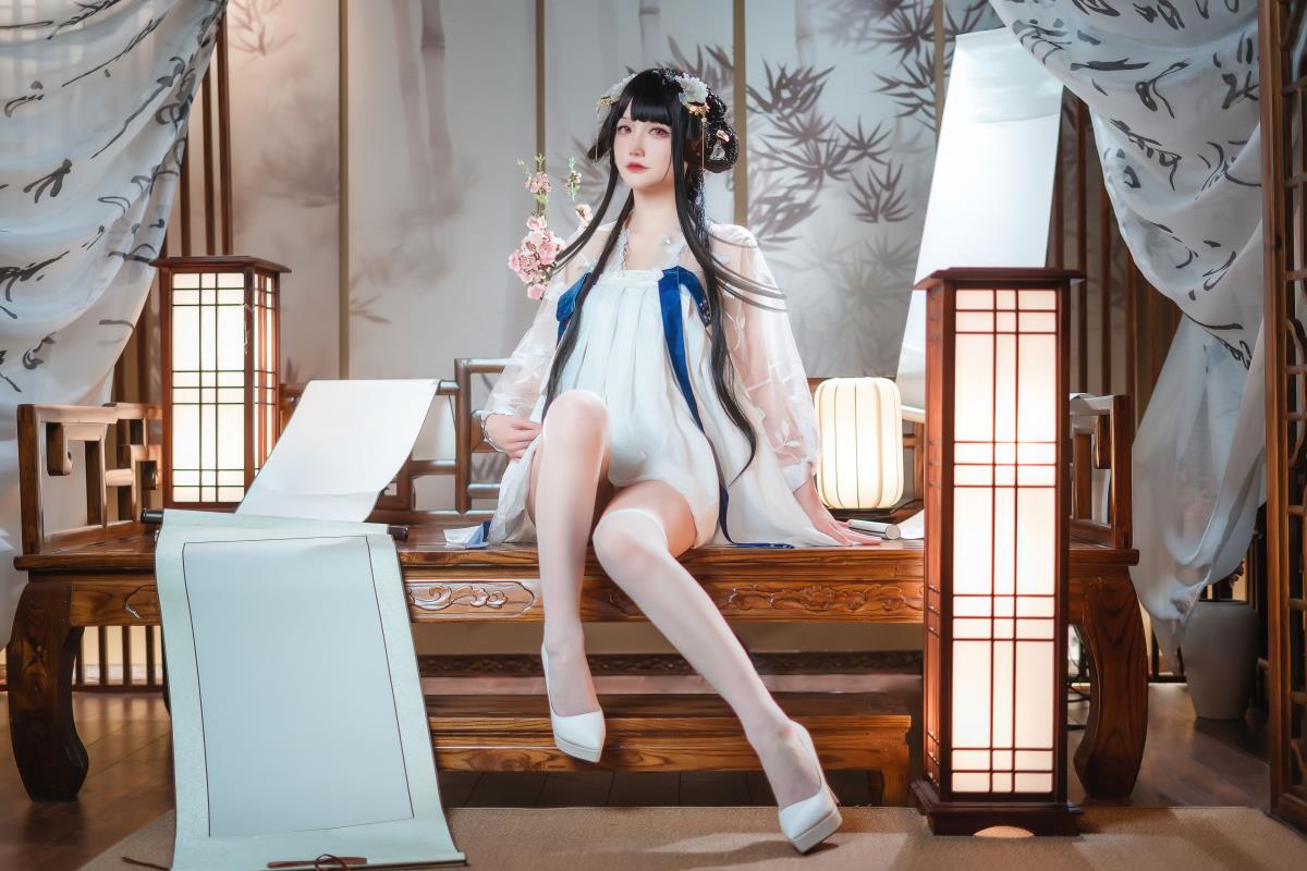 碧蓝航线-逸仙旗袍 - 摄影：幽灵 - 模特：仙九Airi_-艺语图