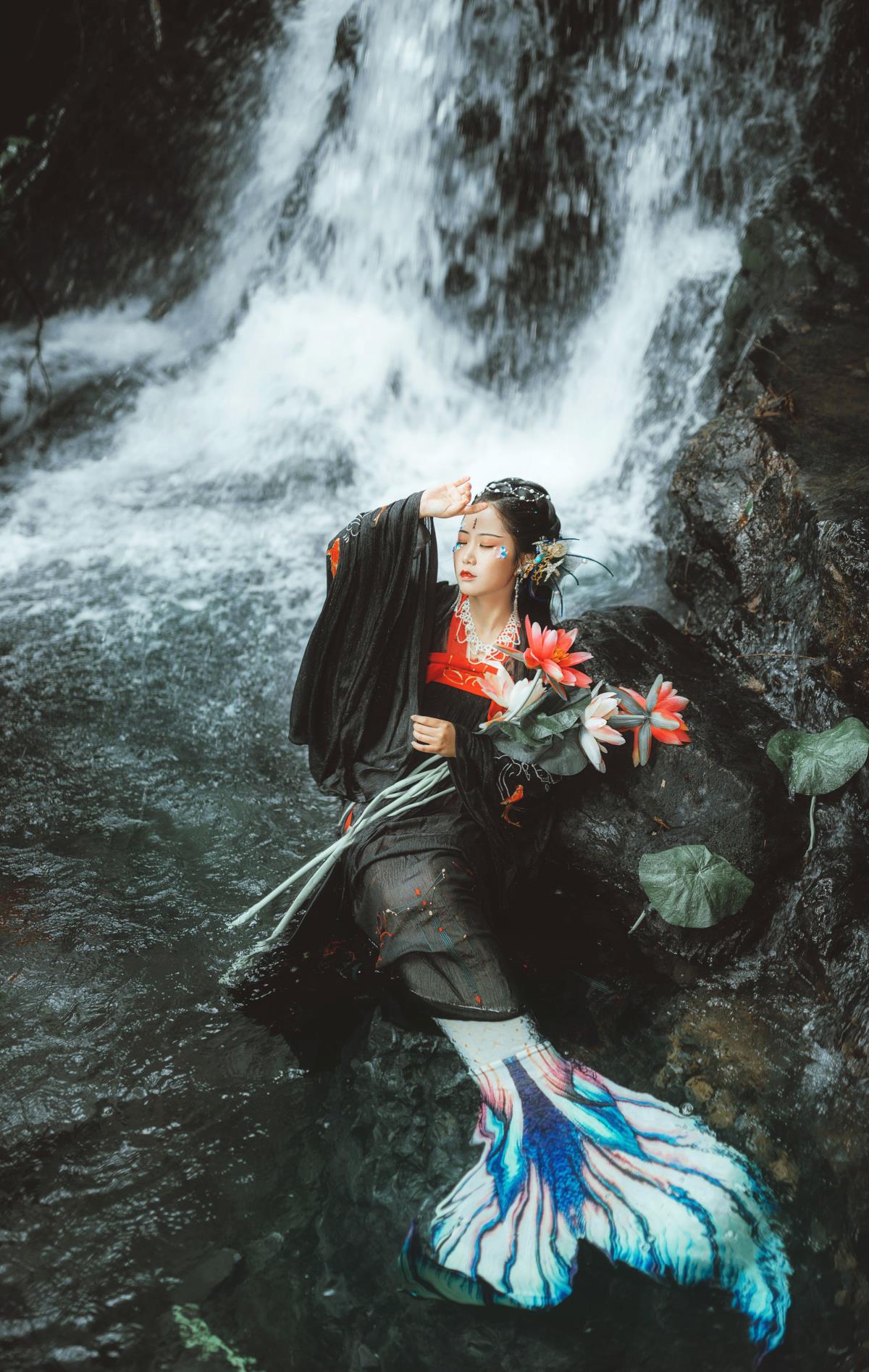 仙鲤 - 摄影：从暮暮 - 模特：蓝鸢-艺语图