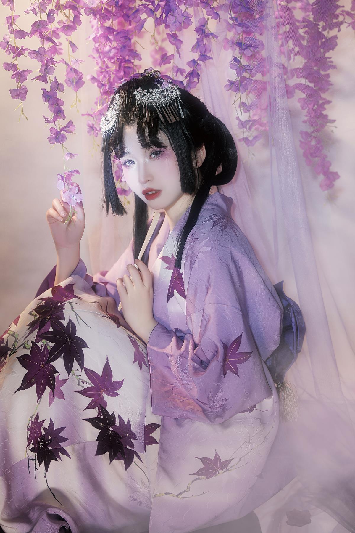 紫藤花妖 - 摄影:山药排骨汤 - 模特:猫咪-艺语图