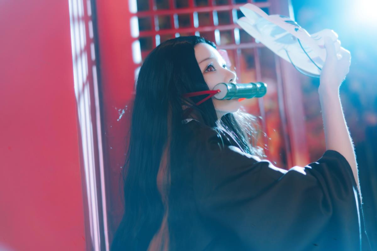 COSPLAY 弥豆子 - 摄影：西瓜呆毛汪 - 模特：桜桃喵
