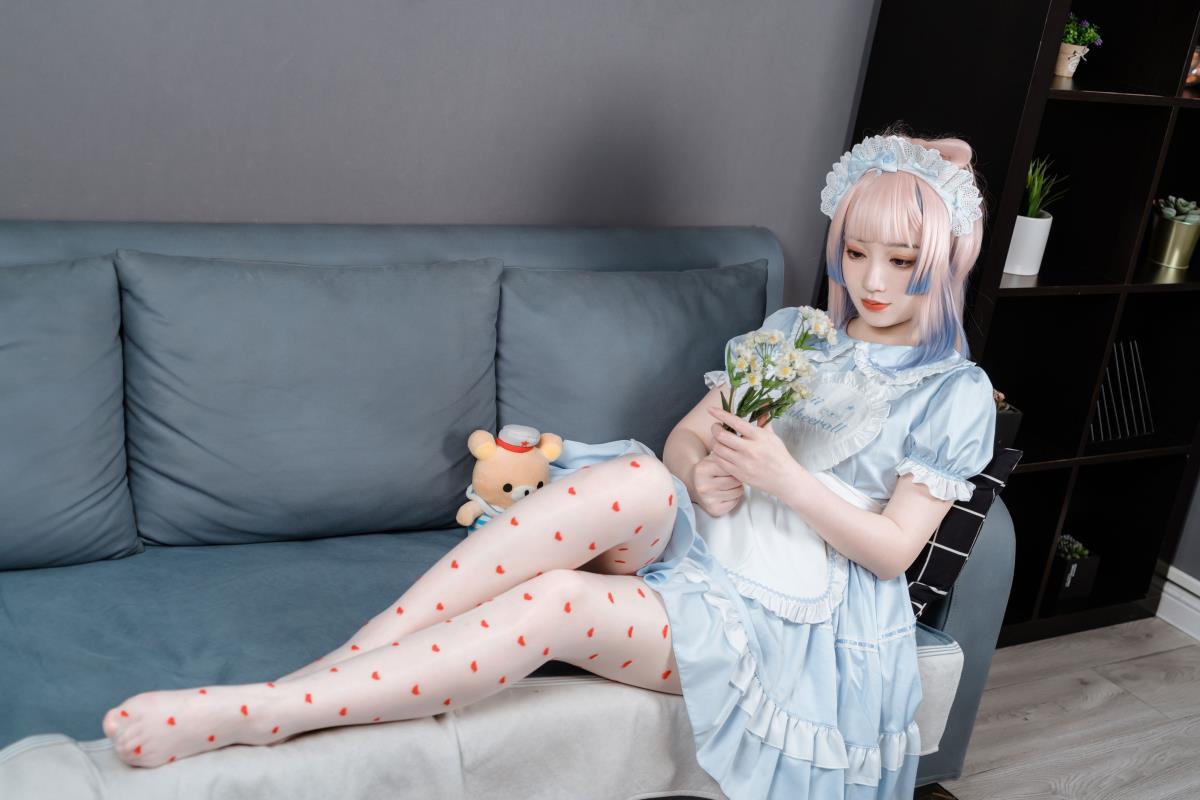 心海女仆装 - 摄影：太特斯 - 模特：桃墨公子x-艺语图