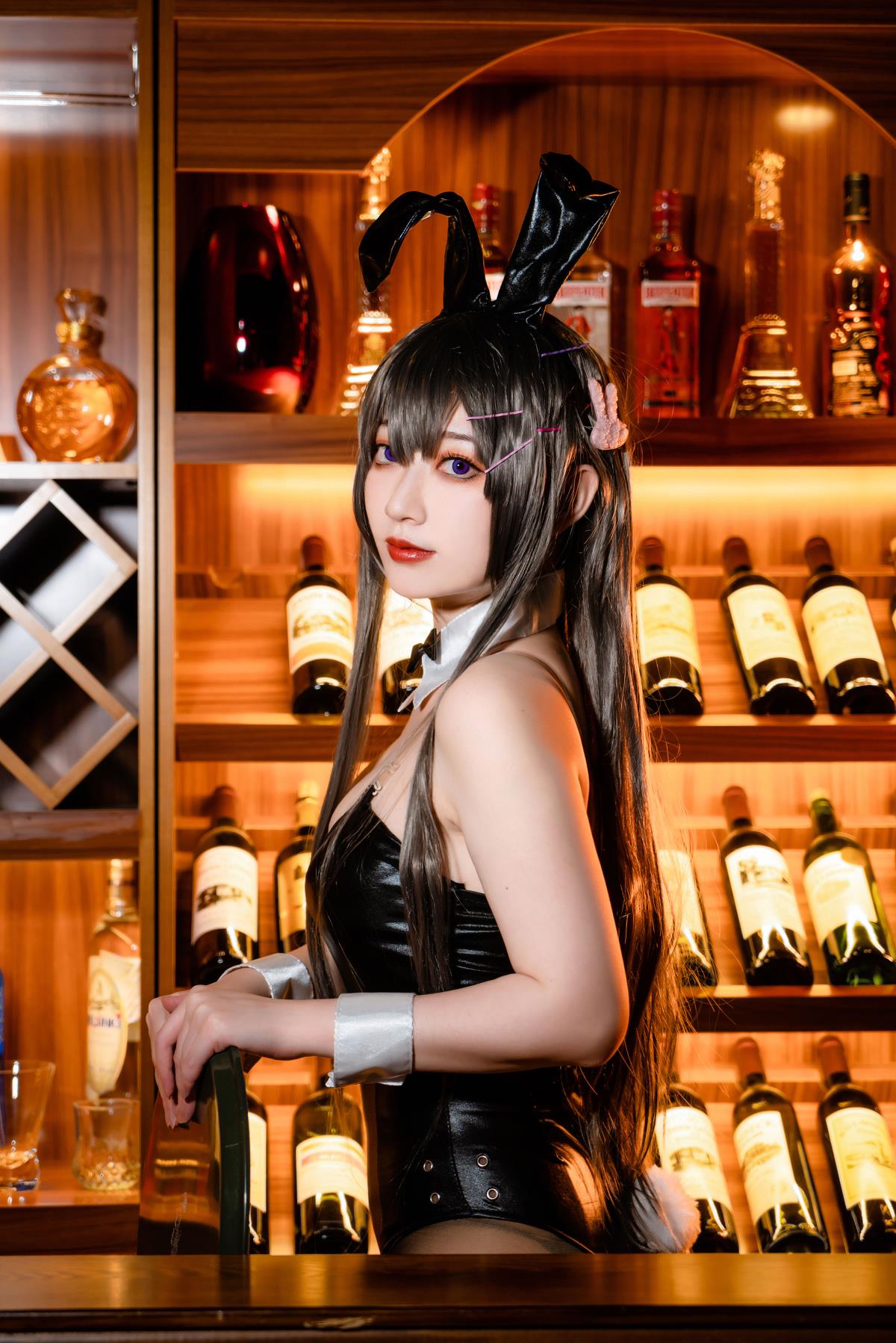 麻衣兔女郎 – 摄影：太特斯 – 模特：桃墨公子x-艺语图