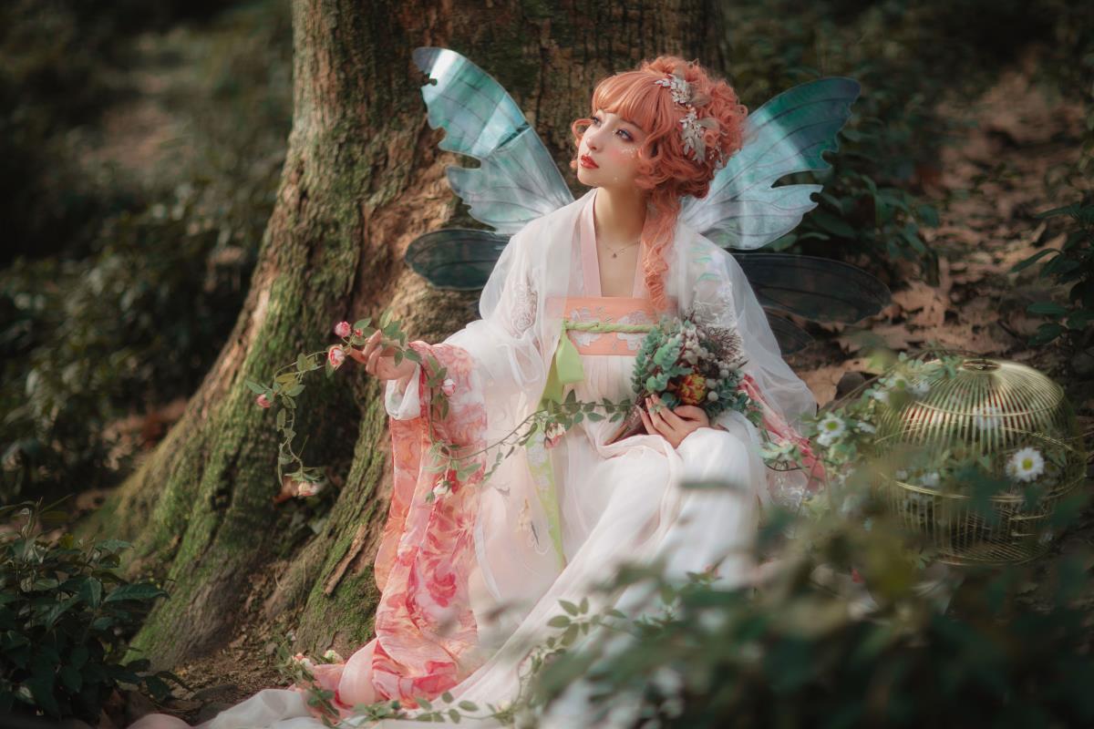 花仙 - 摄影：薄荷白 - 模特：猪系少女日-艺语图
