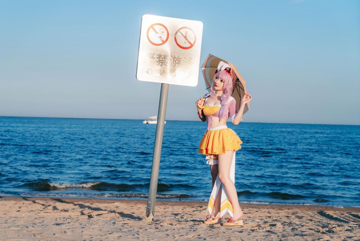 海边的公孙离 - 摄影：太特斯 - 模特：桃墨公子x-艺语图