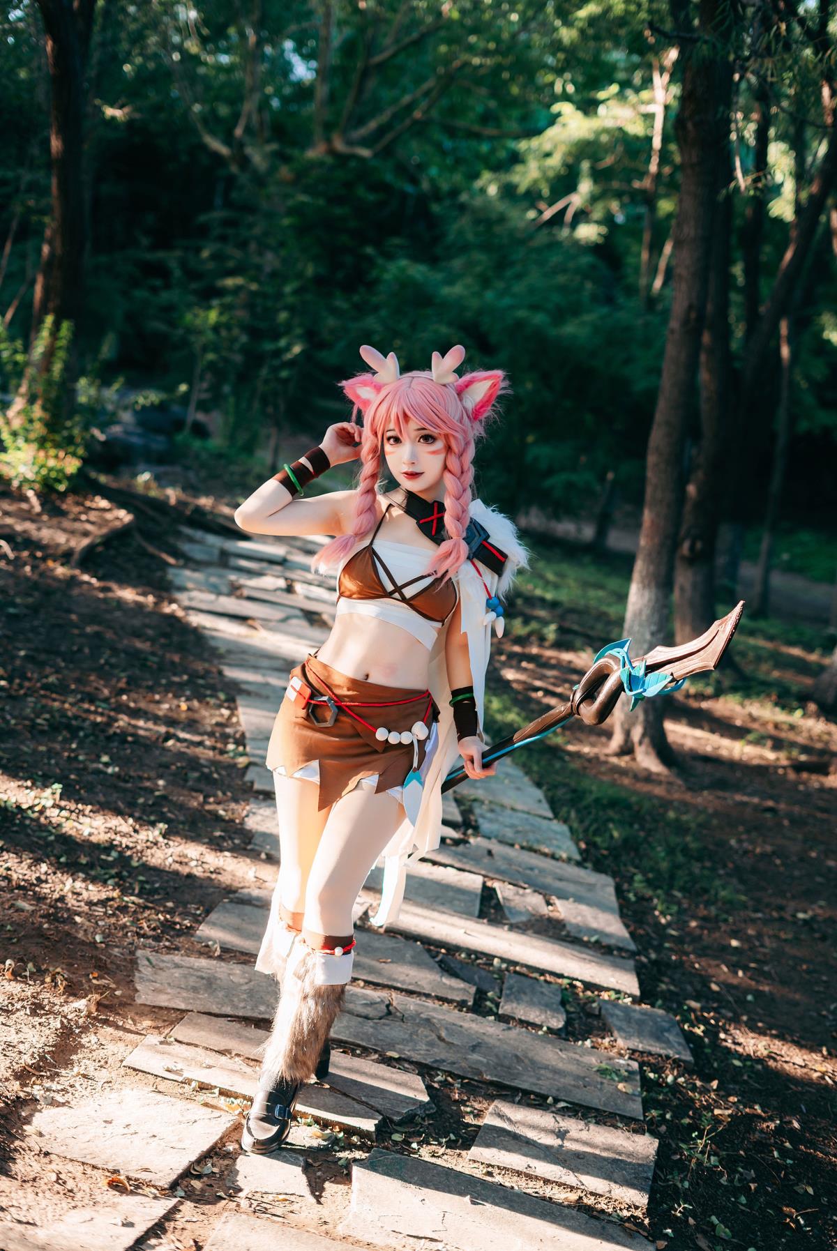 鹿灵守心 - 摄影：太特斯 - 模特：桃墨公子x-艺语图