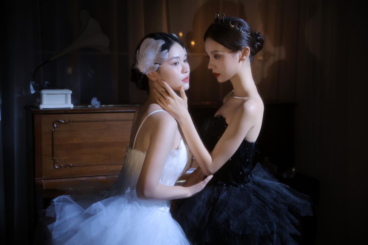 黑白天鹅 - 摄影：李稚明 - 模特：tina-艺语图