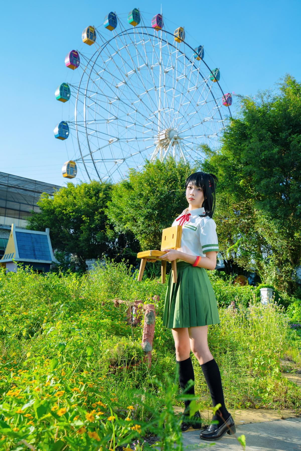 广州 废弃游乐园 学姐的铃芽之旅！ - 摄影：Chotsins - 模特：苏槿吃不吃葱-艺语图