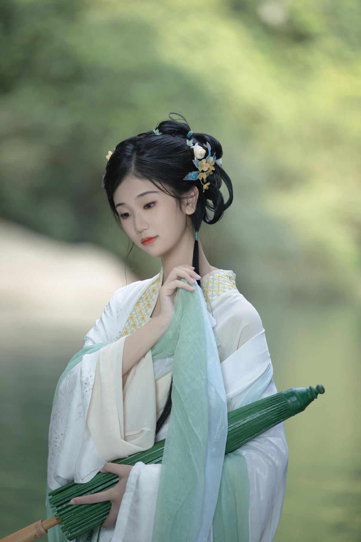 赋水仙 - 摄影:連翹____ - 模特:熹熹-艺语图