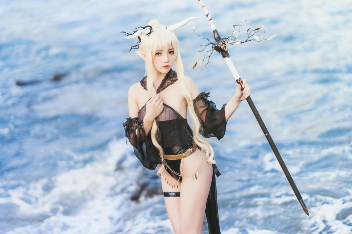 cosplay 明日方舟 闪灵 - 摄影：西瓜呆毛汪 - 模特：桜桃喵