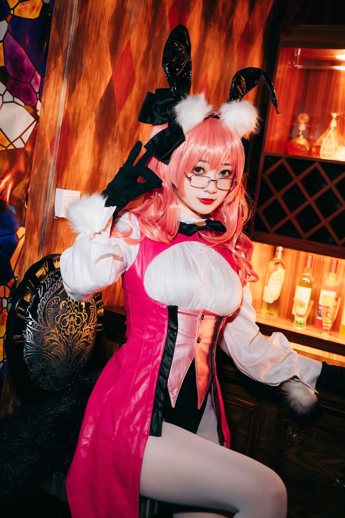 玉藻前兔女郎 - 摄影：太特斯 - 模特：桃墨公子x-艺语图