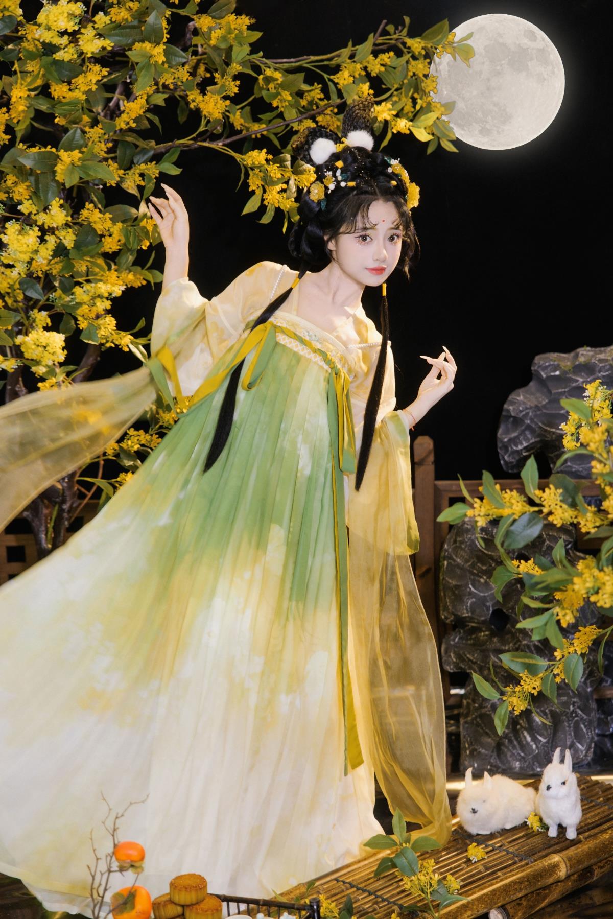 中秋-玉兔 - 摄影:摄影米若 - 模特:衔鹿-艺语图
