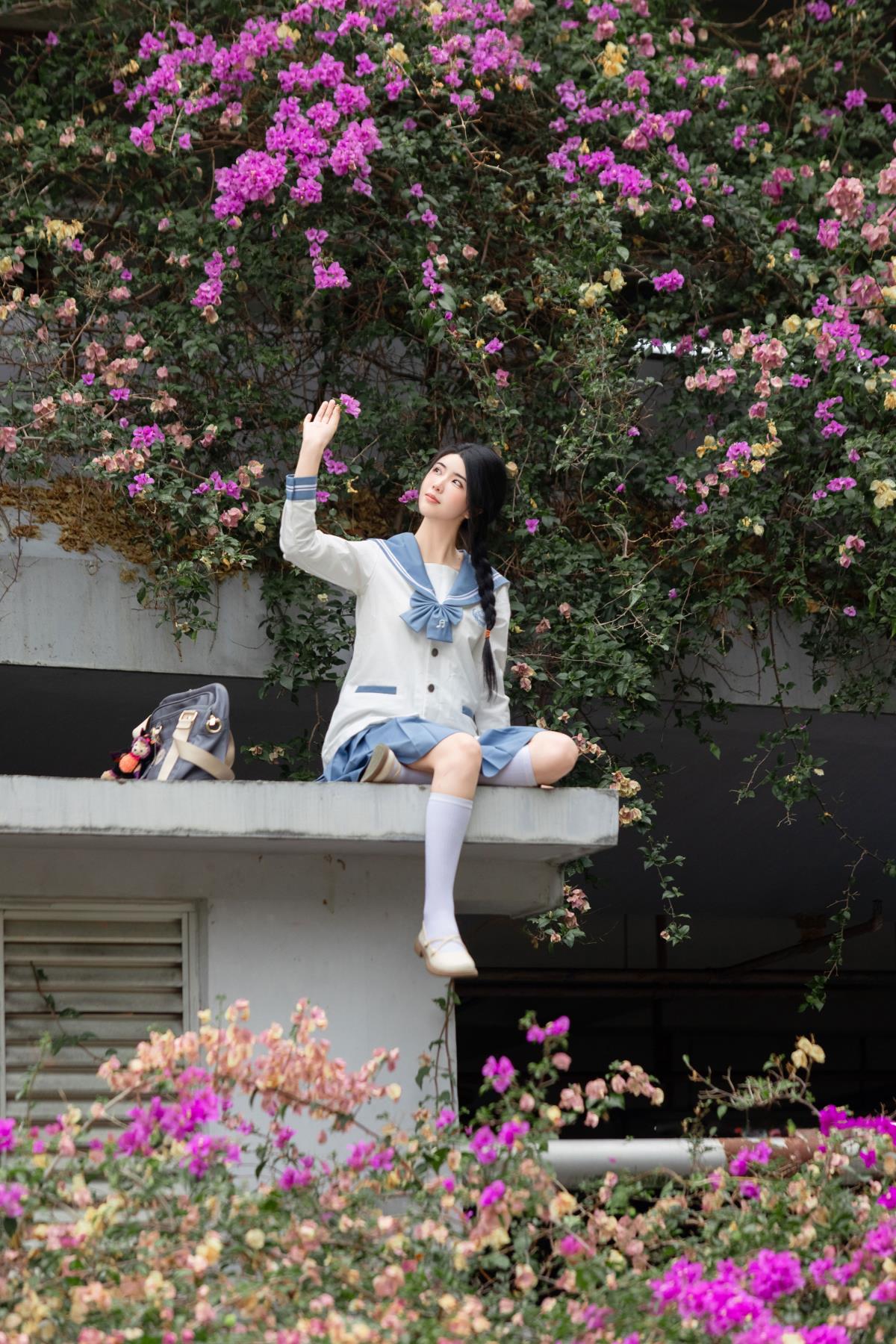 幸好花期有你在 - 摄影:若寒Rock - 模特:三重子-kiki-艺语图