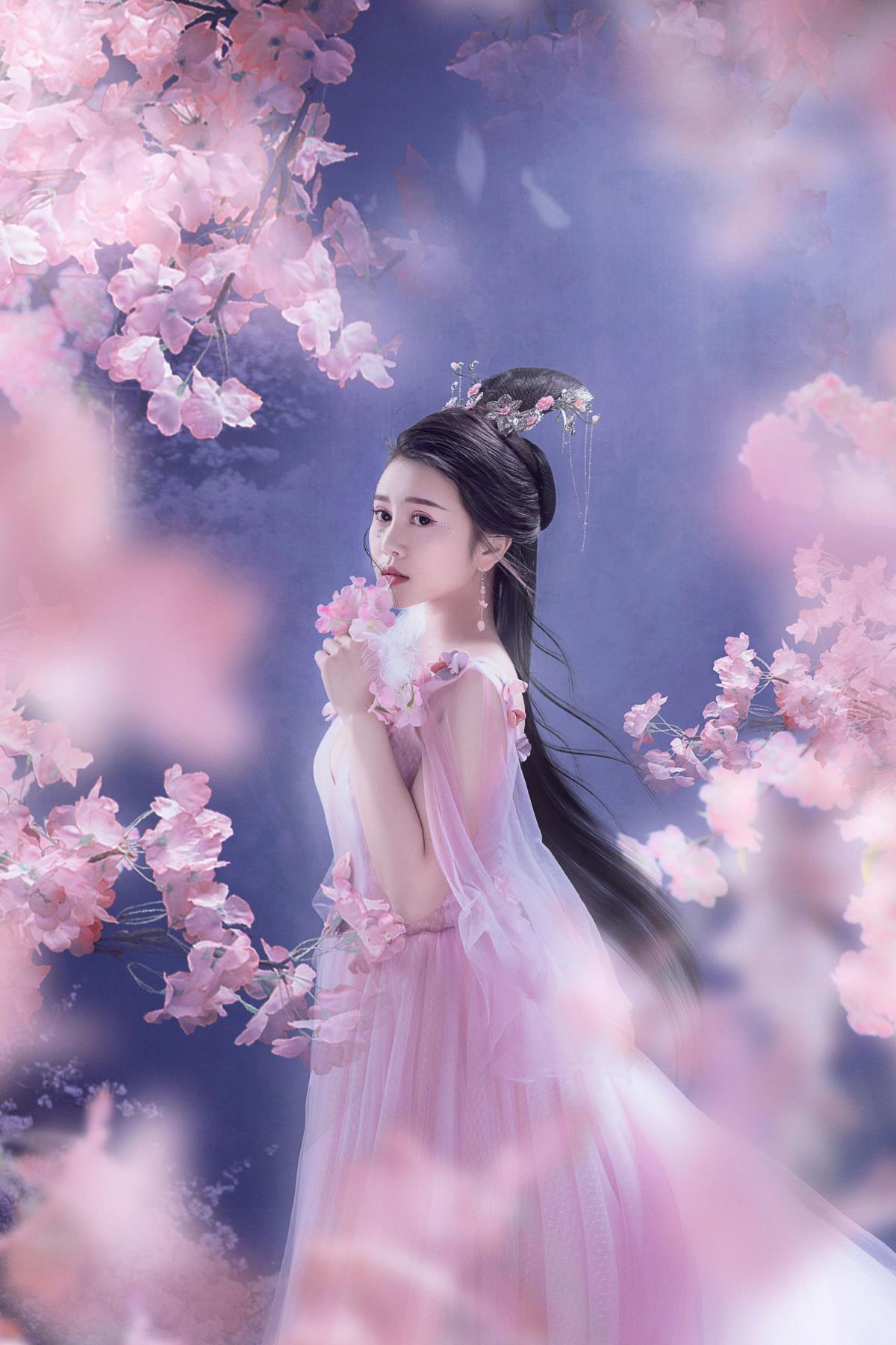 醉花仙 - 摄影：@鹏叔 - 模特：甜宝-艺语图