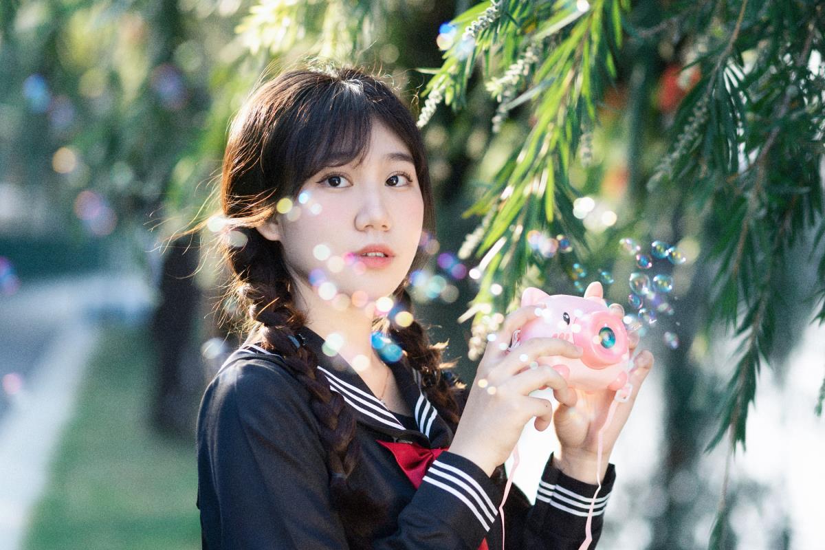 制服少女 - 摄影：林酱 - 模特：醒醒-艺语图
