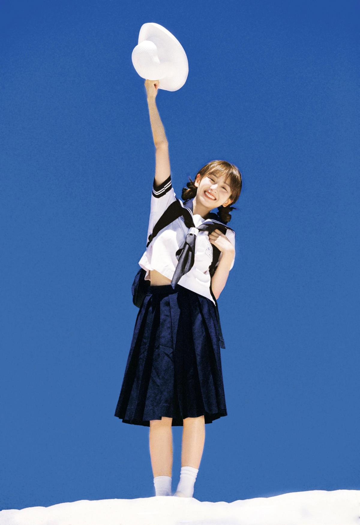 蓝天制服少女 - 摄影：未来秋葵 - 模特：顾林x-艺语图