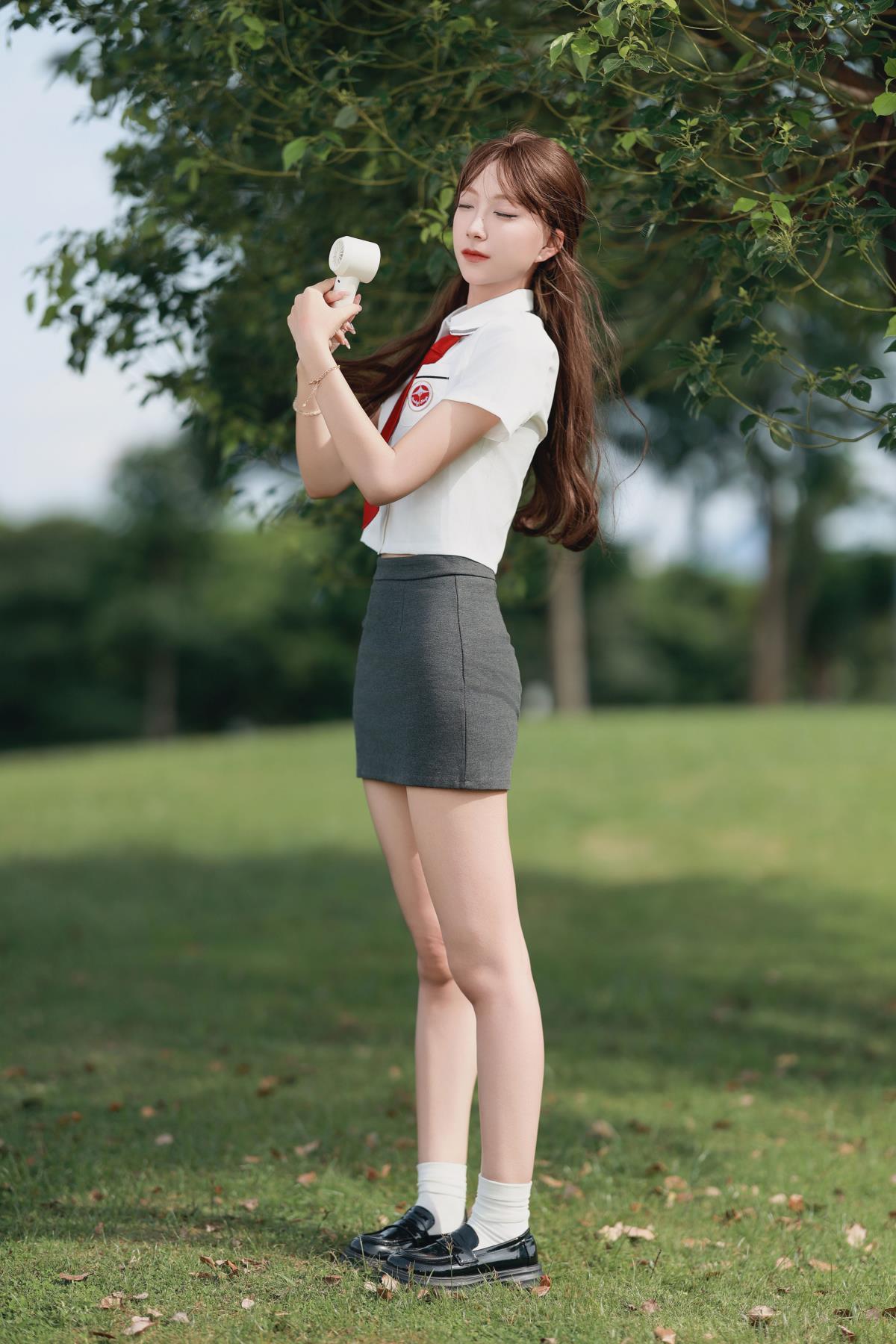 韩式JK女孩 - 摄影：双子恒画摄影 - 模特：粥粥-艺语图