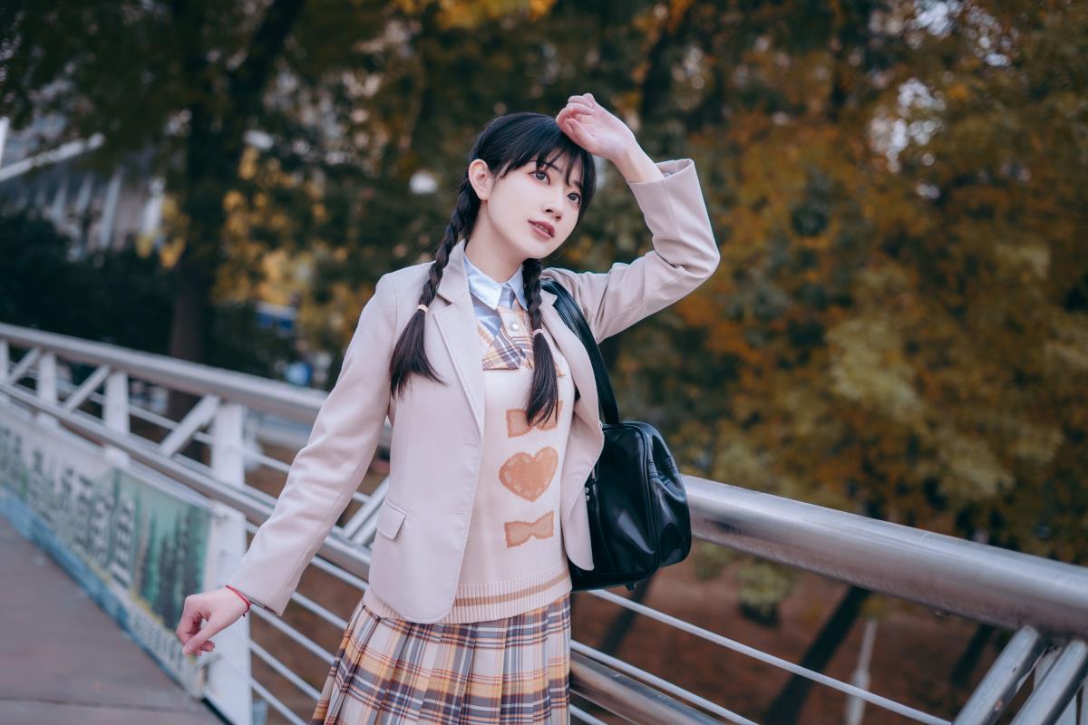 秋天的JK - 摄影：太特斯 - 模特：桃墨公子x-艺语图