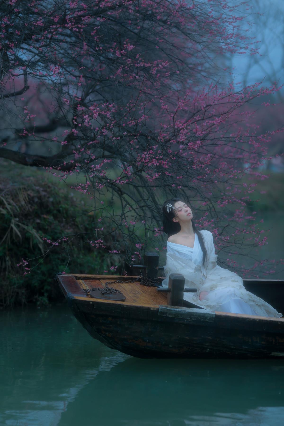 西溪赏梅 - 摄影:摄影师徐弯弯 - 模特:李瓜瓜-艺语图