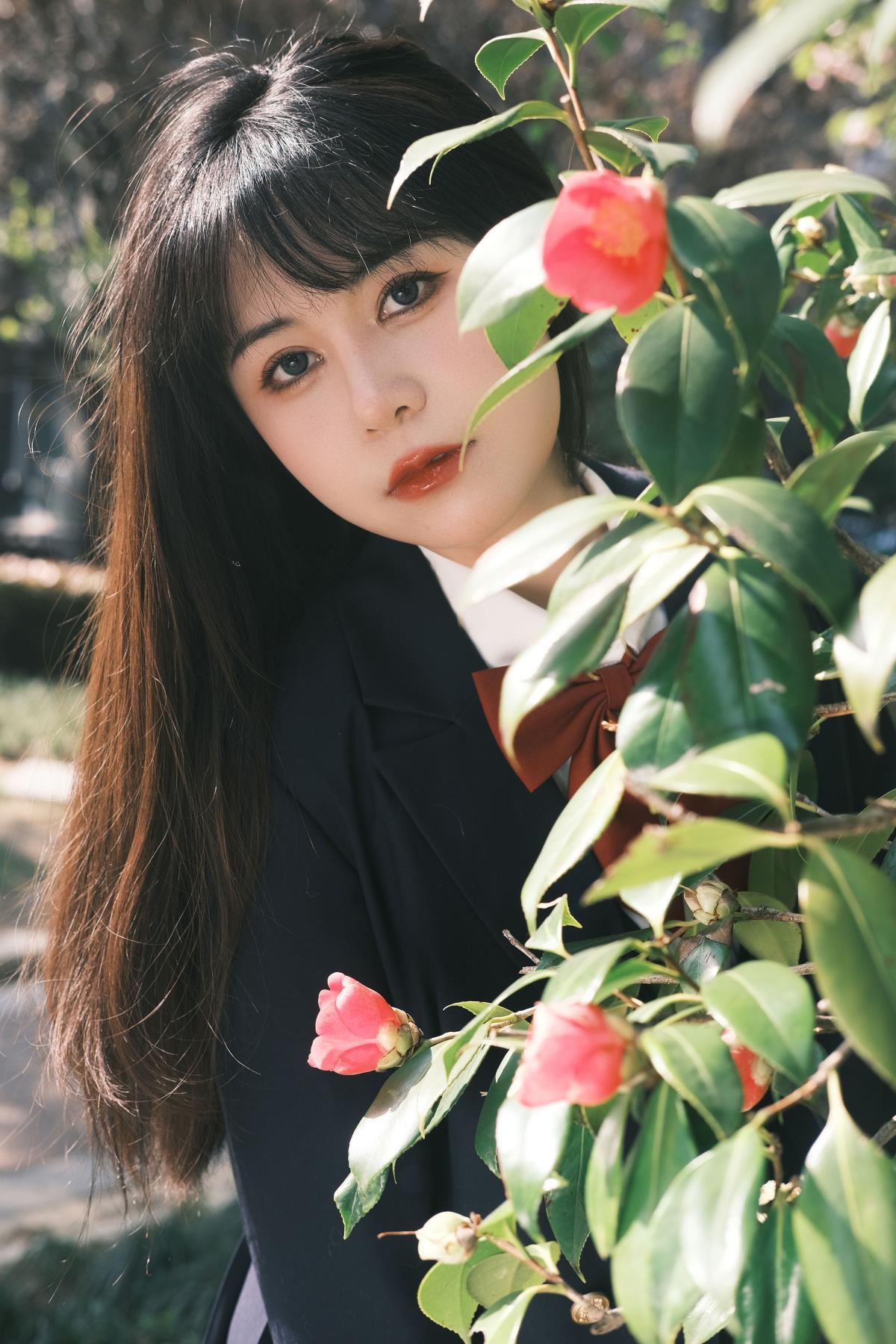 camelia - 摄影:LLL_Lia_ - 模特:鹤鸣之应--艺语图