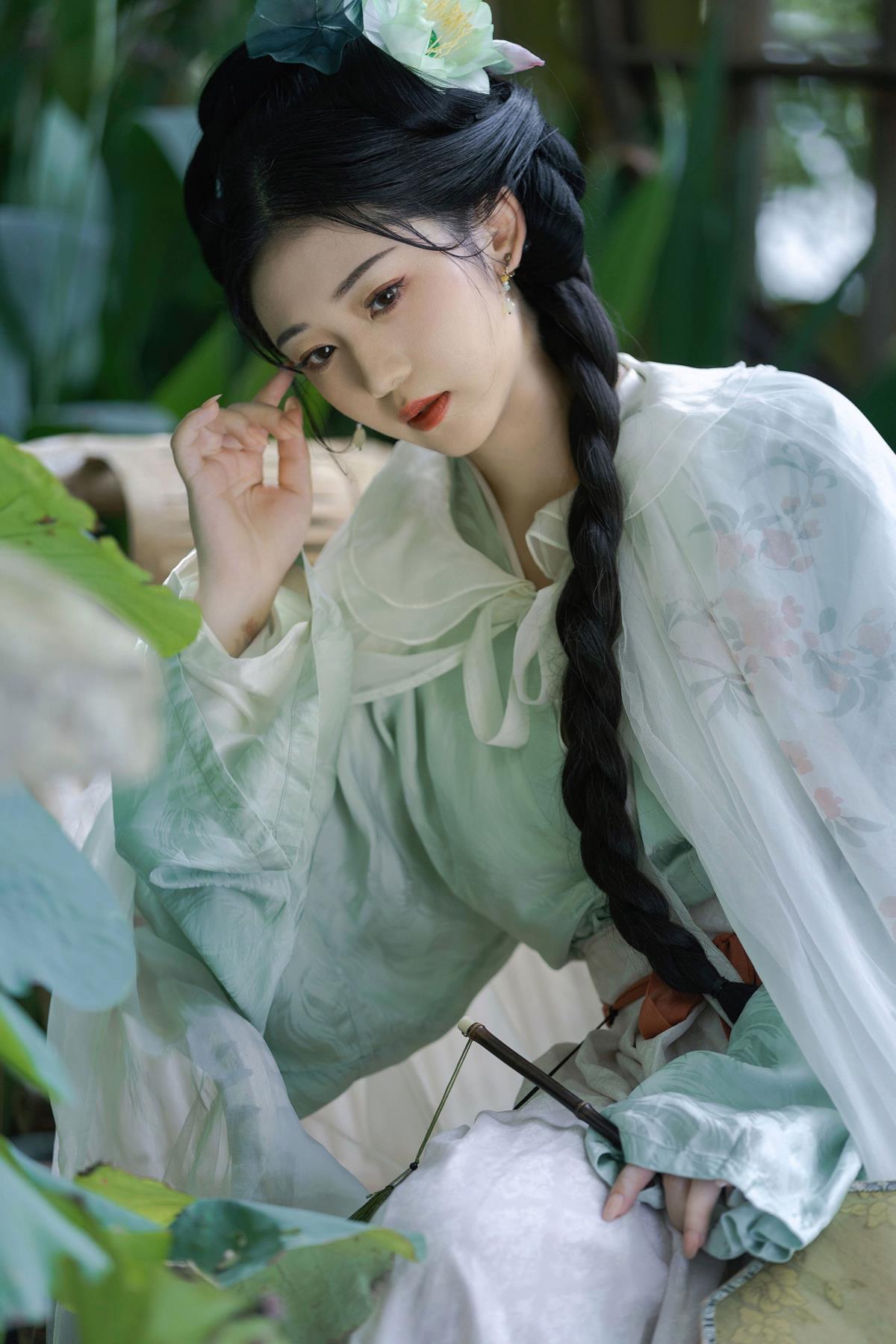 雨荷 - 摄影:秋哒哒-- - 模特:沉诗思-艺语图