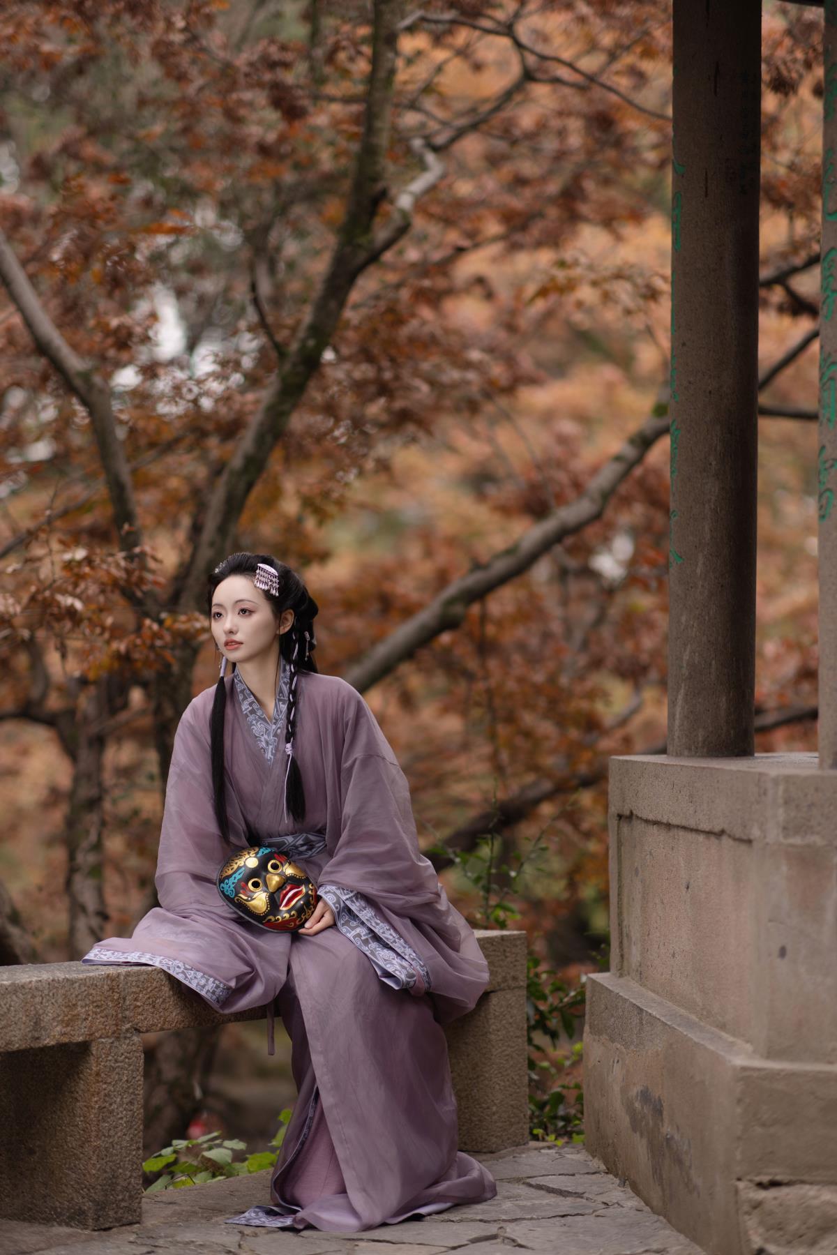 战国袍 - 摄影：猫八木 - 模特：小羊爱干饭-艺语图