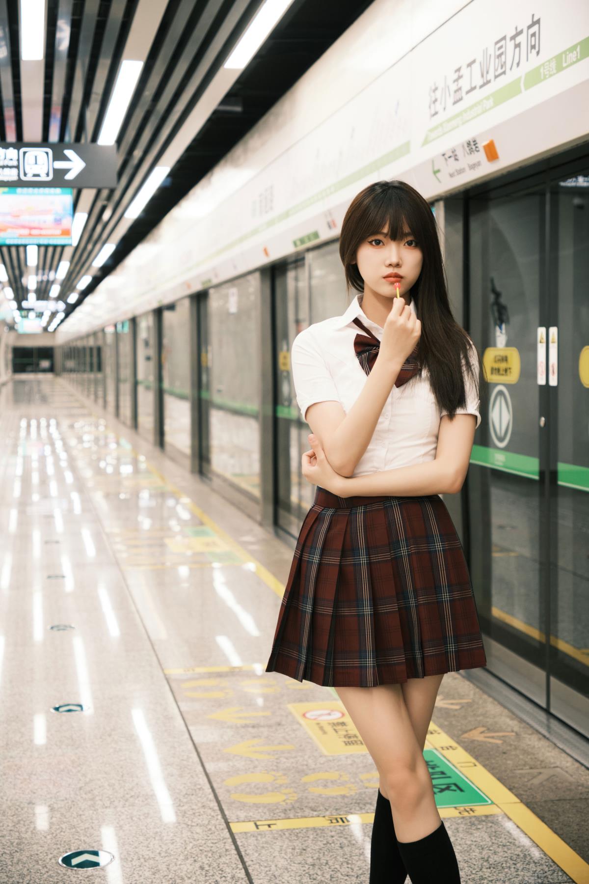 jk女孩 - 摄影:武庚 - 模特:阿静-艺语图