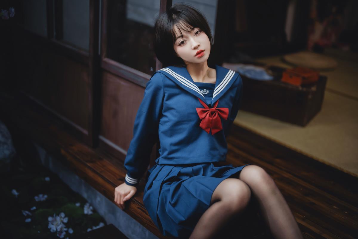 制服少女 - 摄影:西瓜呆毛汪 - 模特:Disexi思宁-艺语图