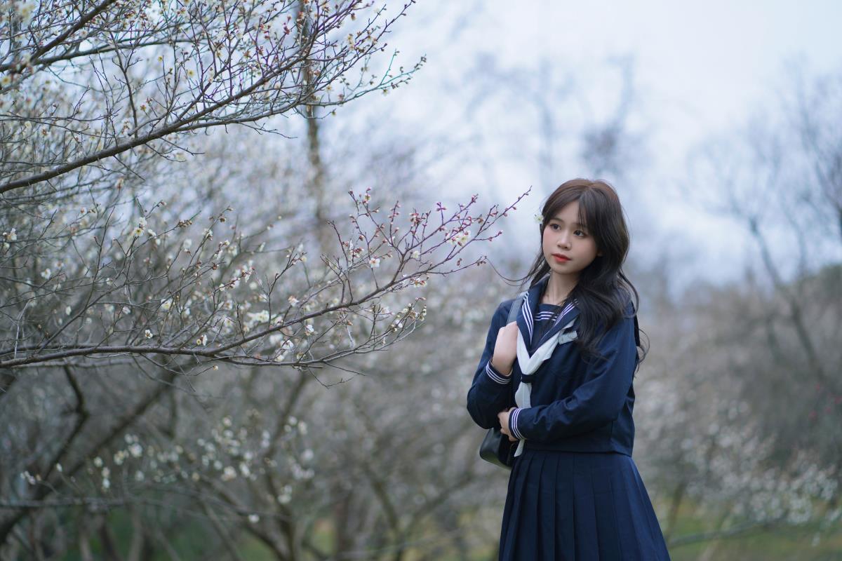 梅花树下 - 摄影：西夏 - 模特：泡芙小方-艺语图