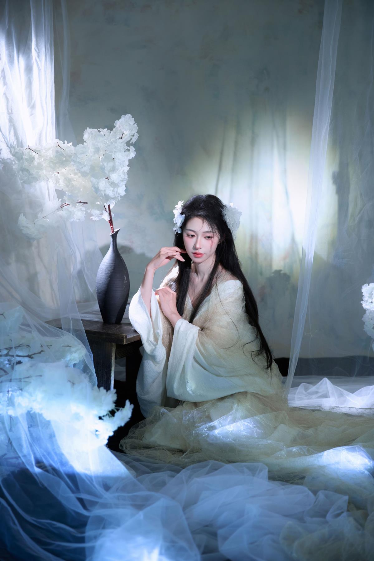 梨花白 - 摄影：伊婷呀 - 模特：粉面姑娘-艺语图