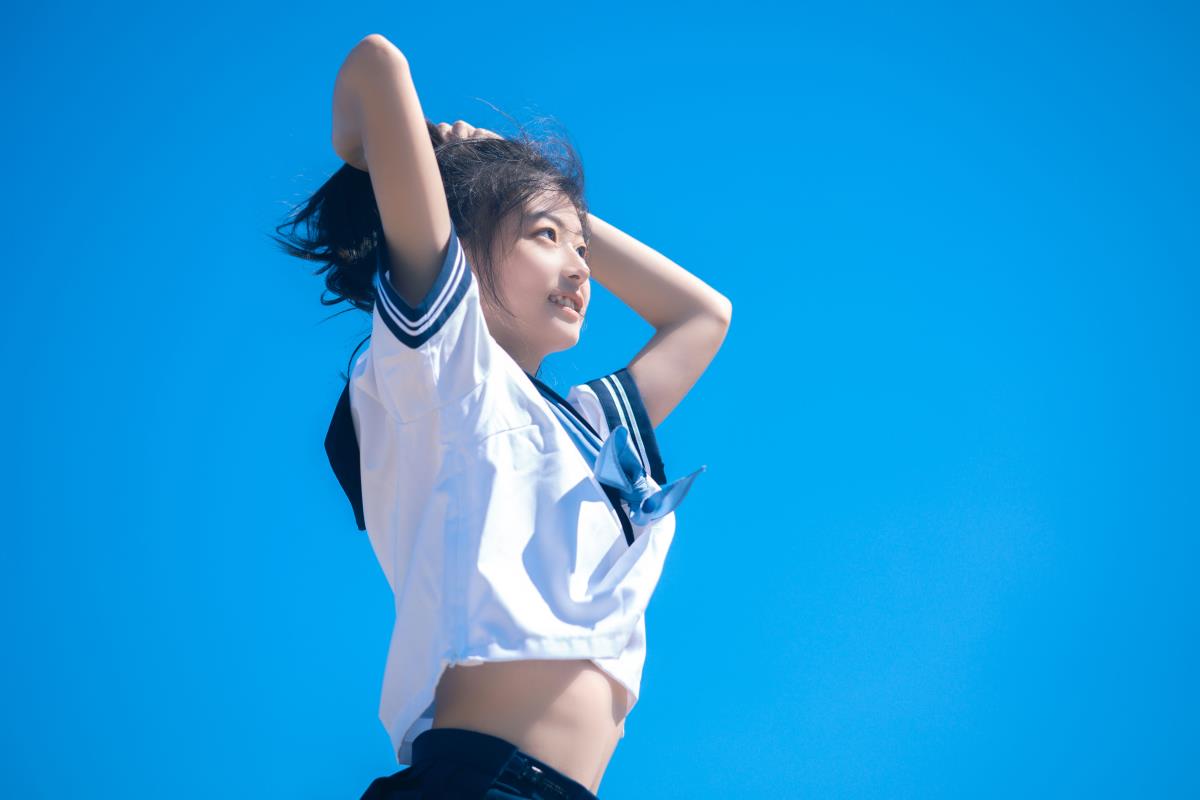 海边JK - 摄影:兔子映画 - 模特:刺球老兮-艺语图