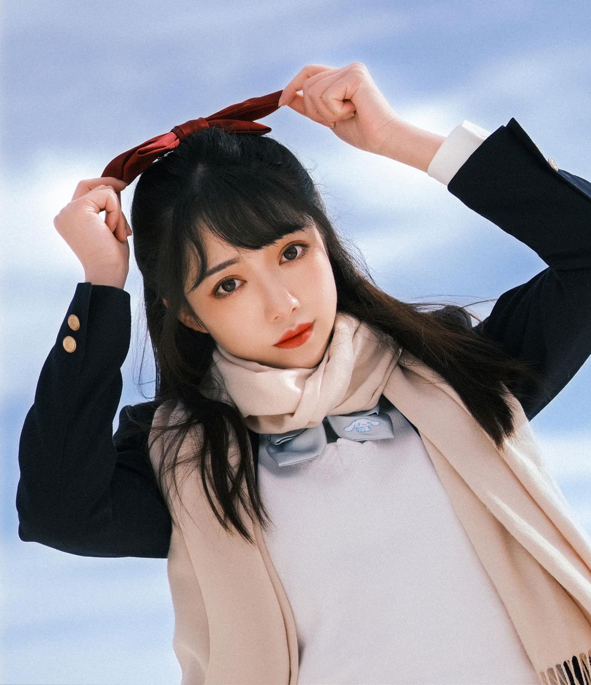 日系少女雪景写真 – 摄影：蒙面老猫 – 模特：小风加载中-艺语图