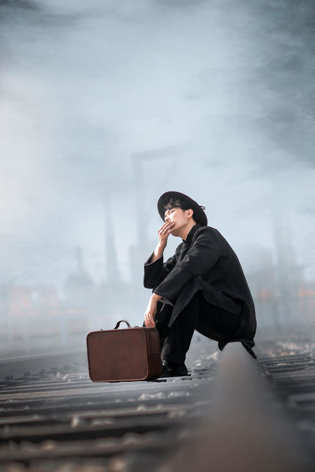 滚滚红尘 - 摄影：海阔天空 - 模特：沐溪-艺语图