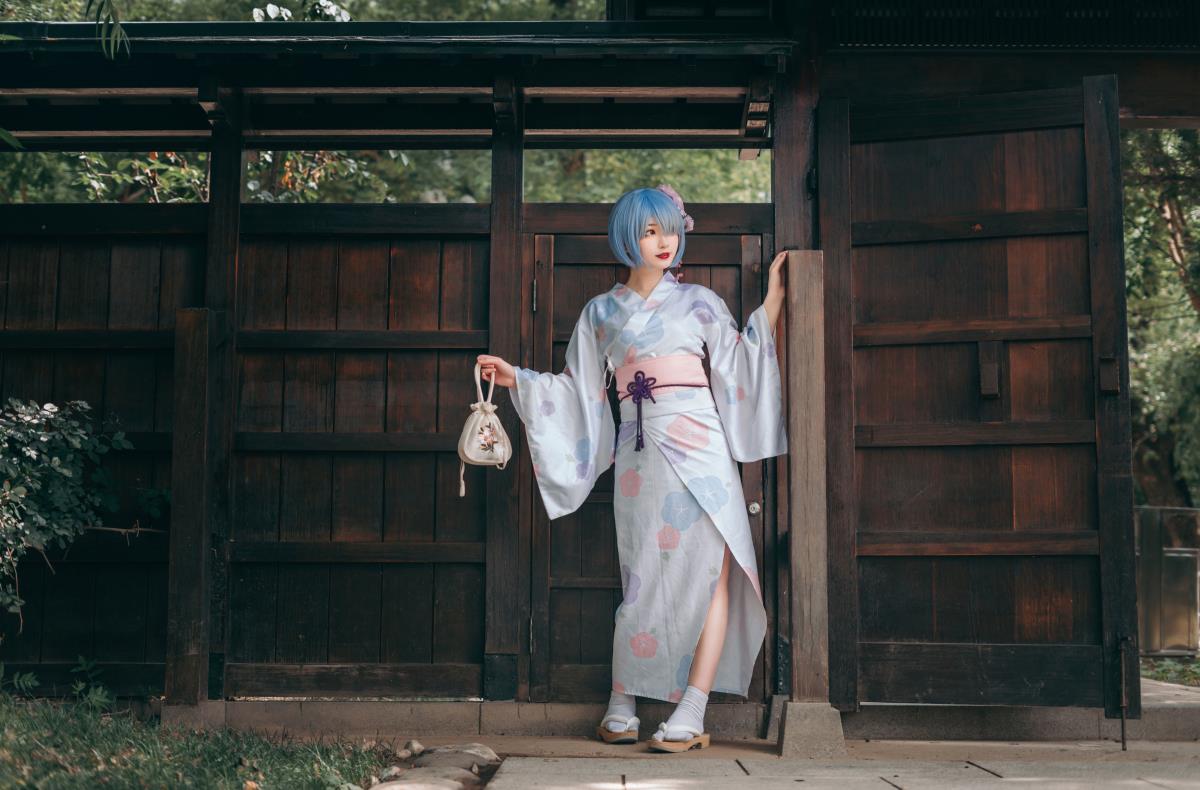 蕾姆浴衣 - 摄影:太特斯 - 模特:桃墨公子x-艺语图