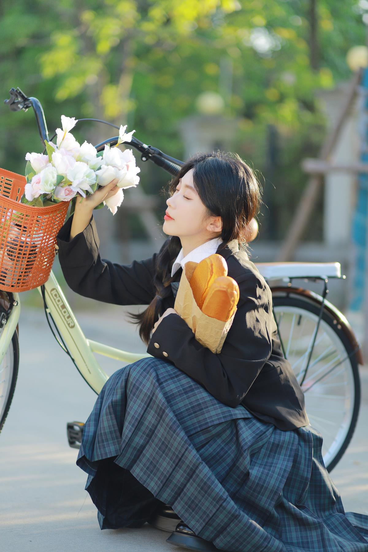 等你下课 - 摄影:七月平安喜乐 - 模特:麦麦maimai-艺语图