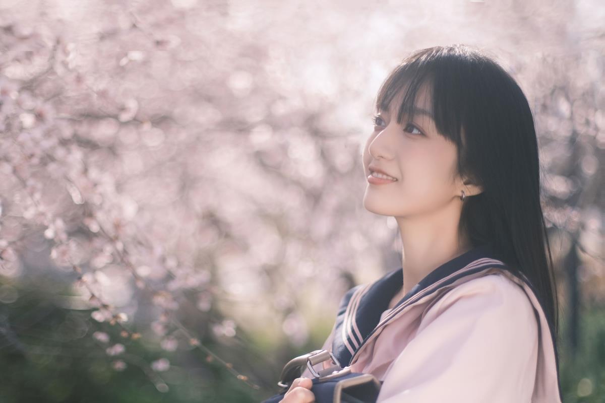 樱花树下樱花妹 - 摄影:Sa娇少女写真馆 - 模特:非常亮-艺语图