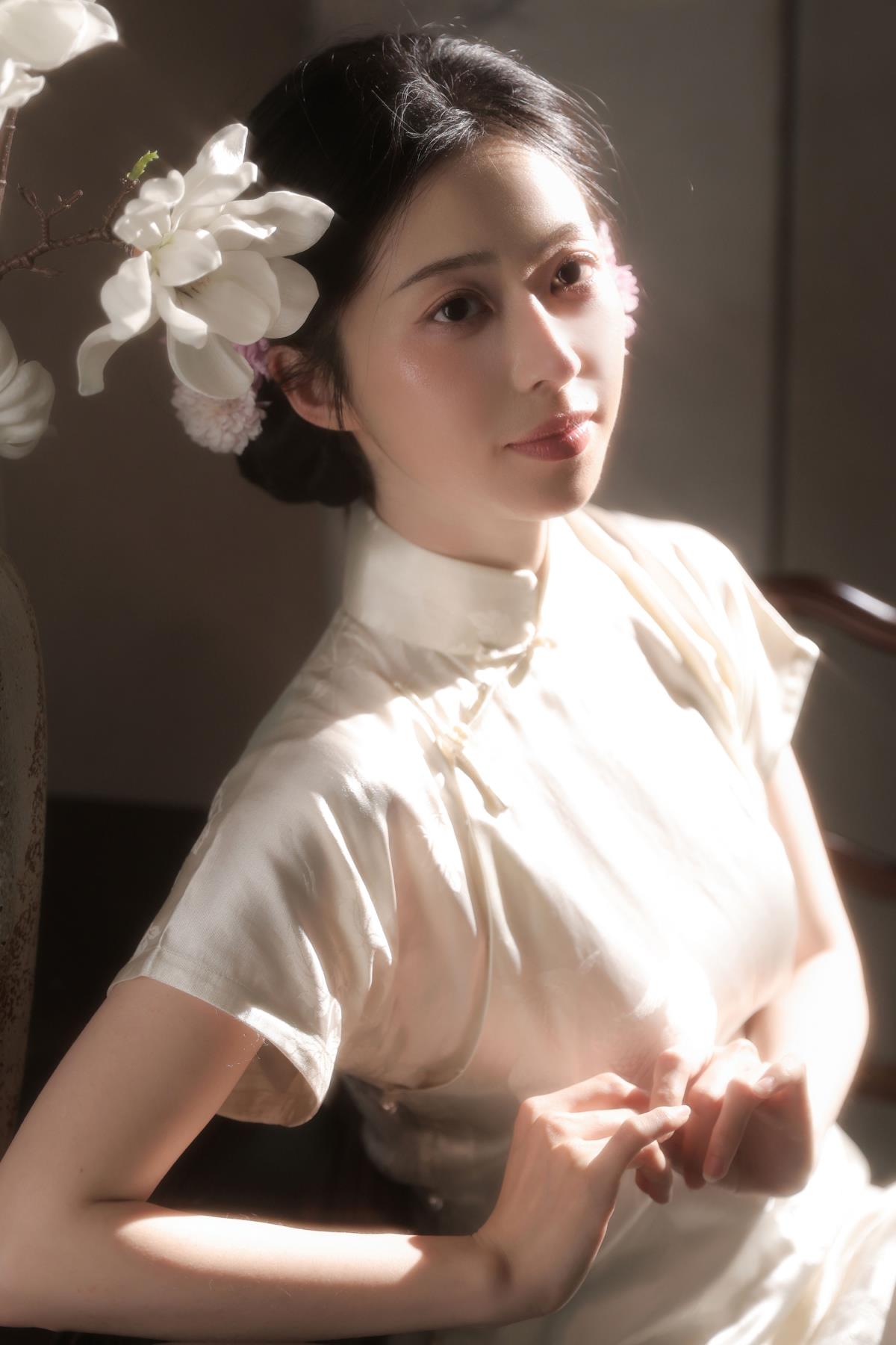 玉兰花开 - 摄影:伊婷呀 - 模特:粉面姑娘-艺语图