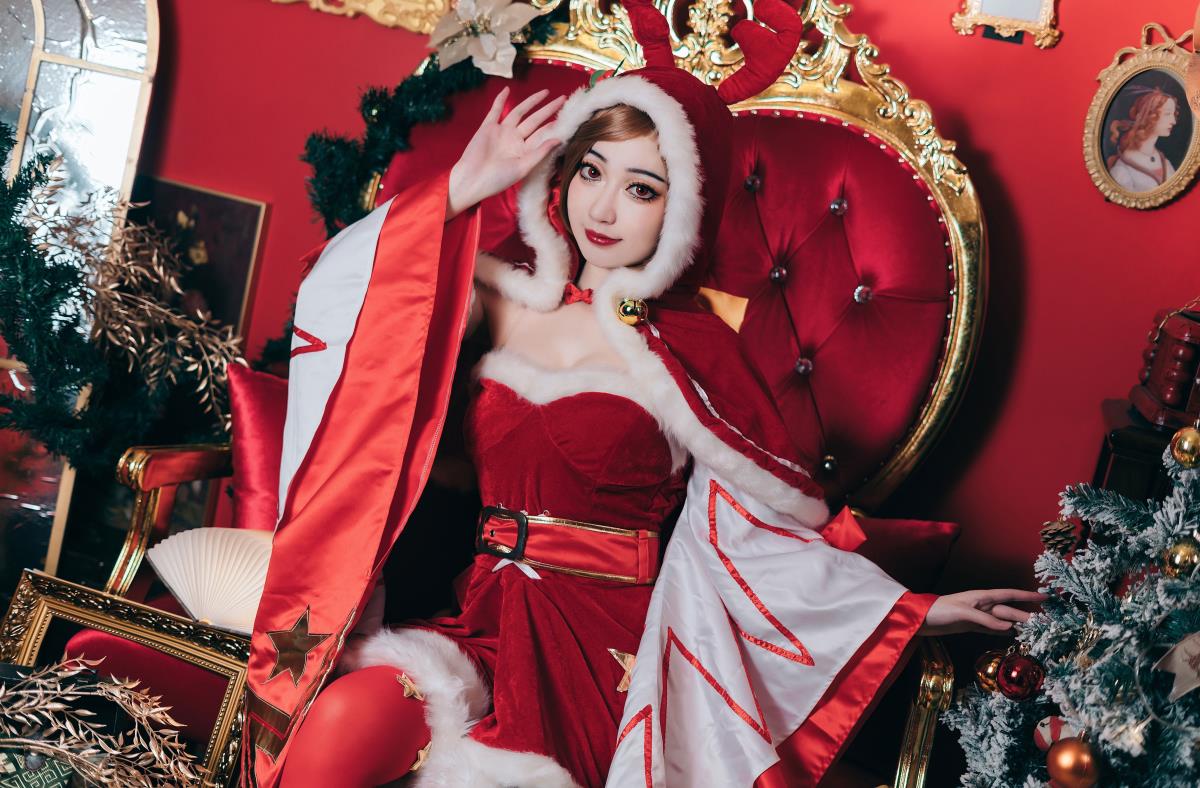 圣诞貂蝉 - 摄影:太特斯 - 模特:桃墨公子x-艺语图
