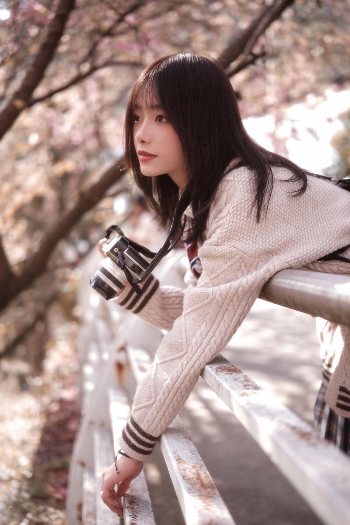 jk冬樱 - 摄影：武庚 - 模特：叶耶耶耶耶-艺语图