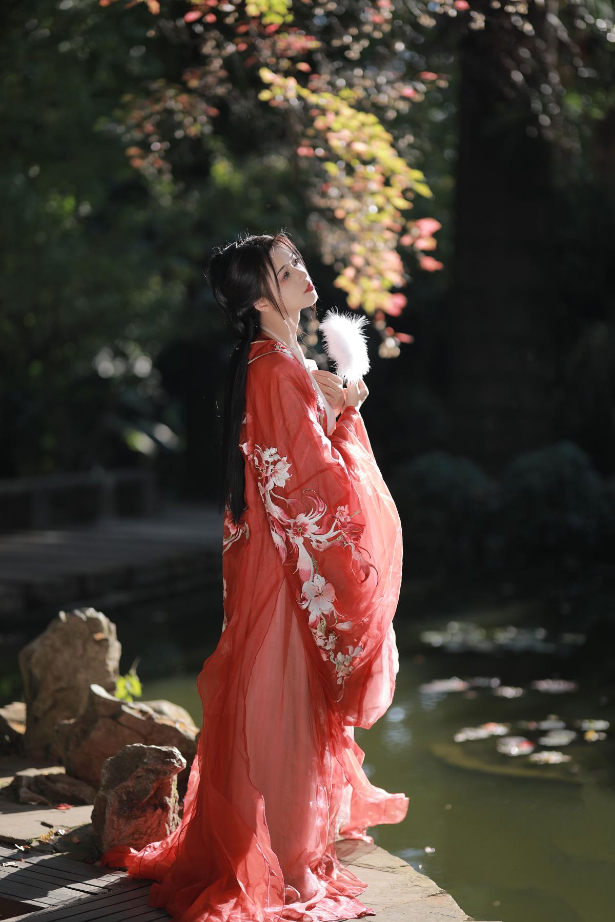 夕阳流火风舞沙 - 摄影:阿录- - 模特:吾岁岁-艺语图