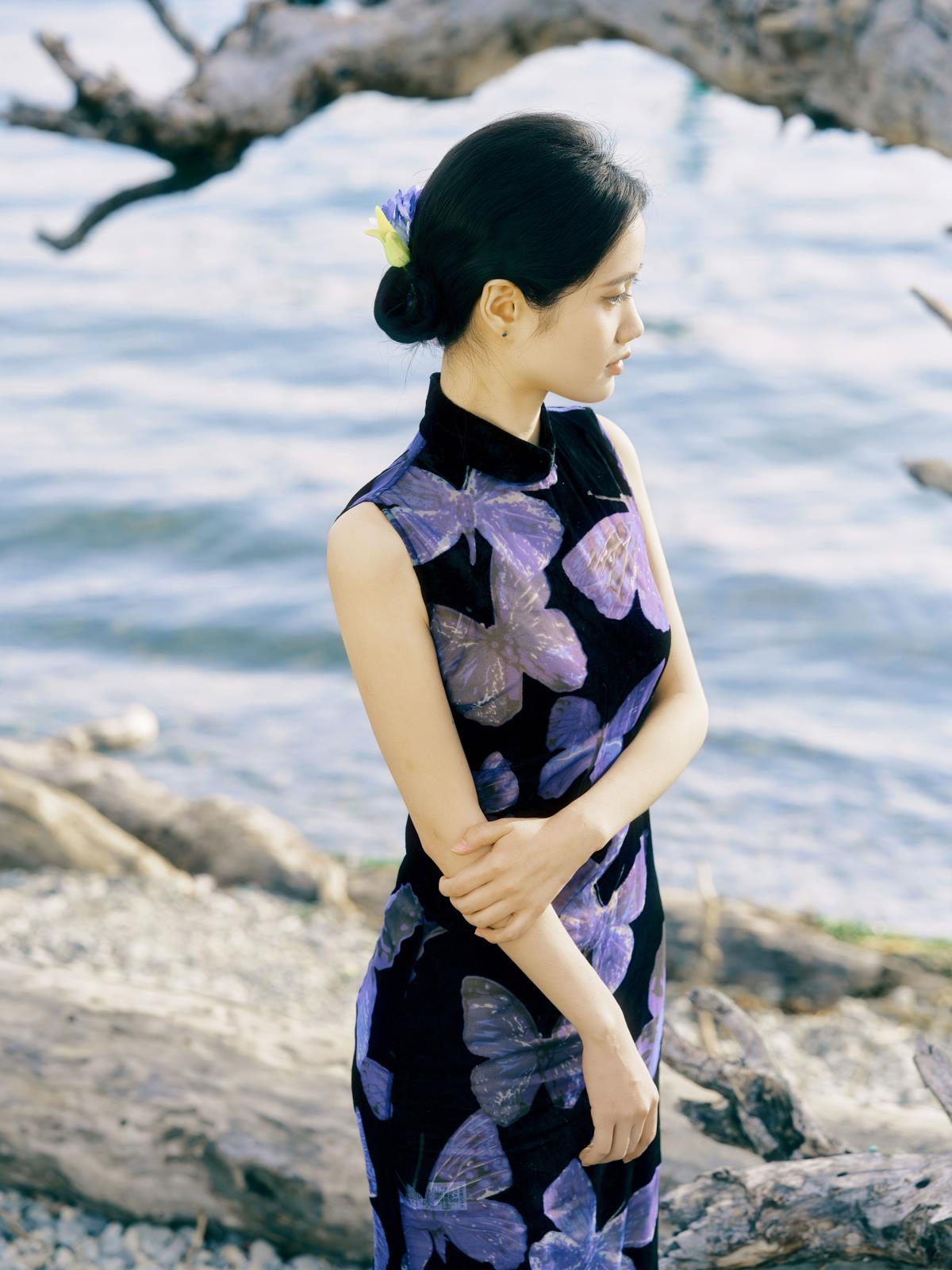 蓝 - 摄影:甜汐 - 模特:橘小桃-艺语图