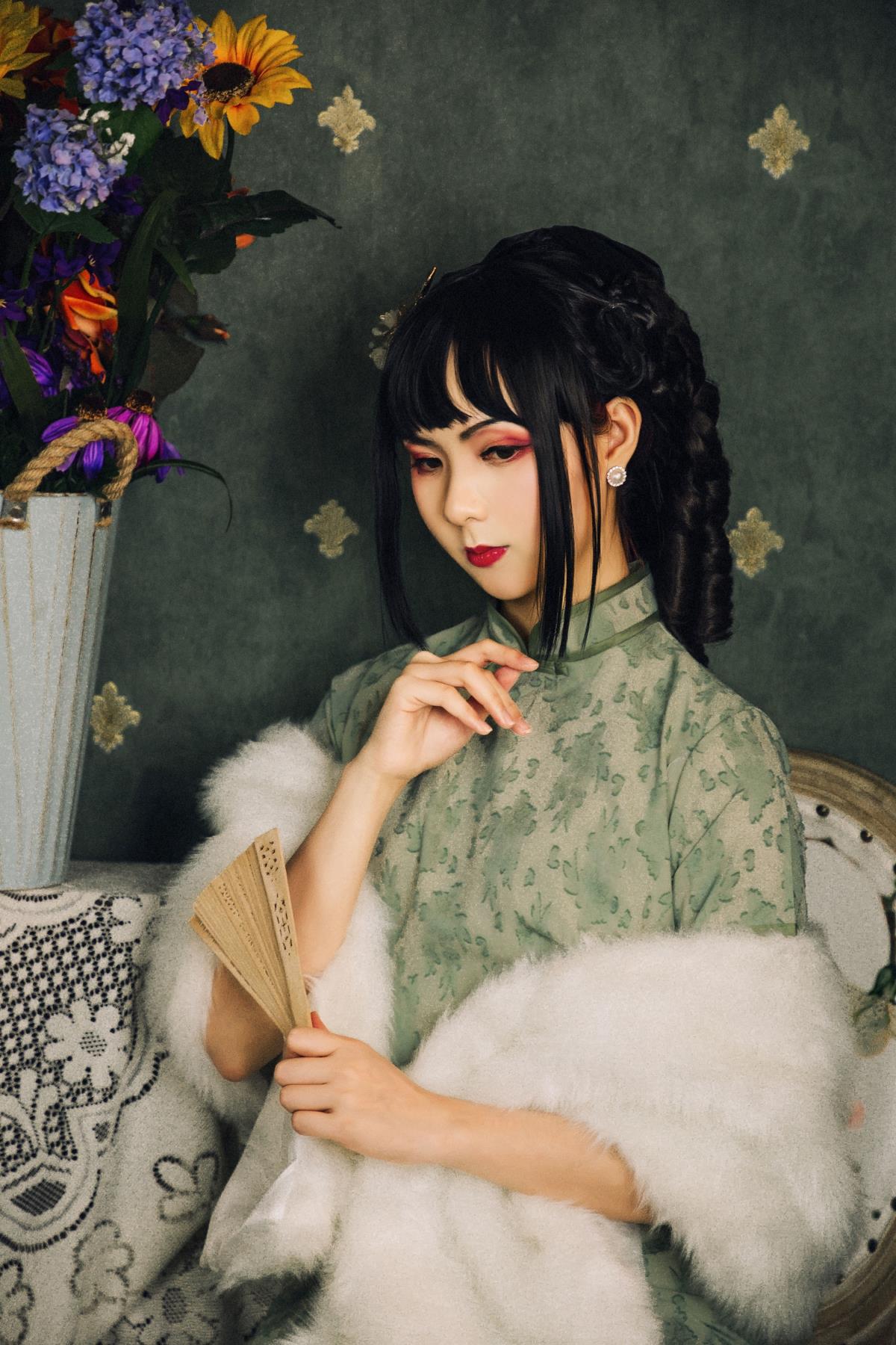 在世间,唯有美女和旗袍不可辜负。 - 摄影:破晓X - 模特:明鸽儿-艺语图