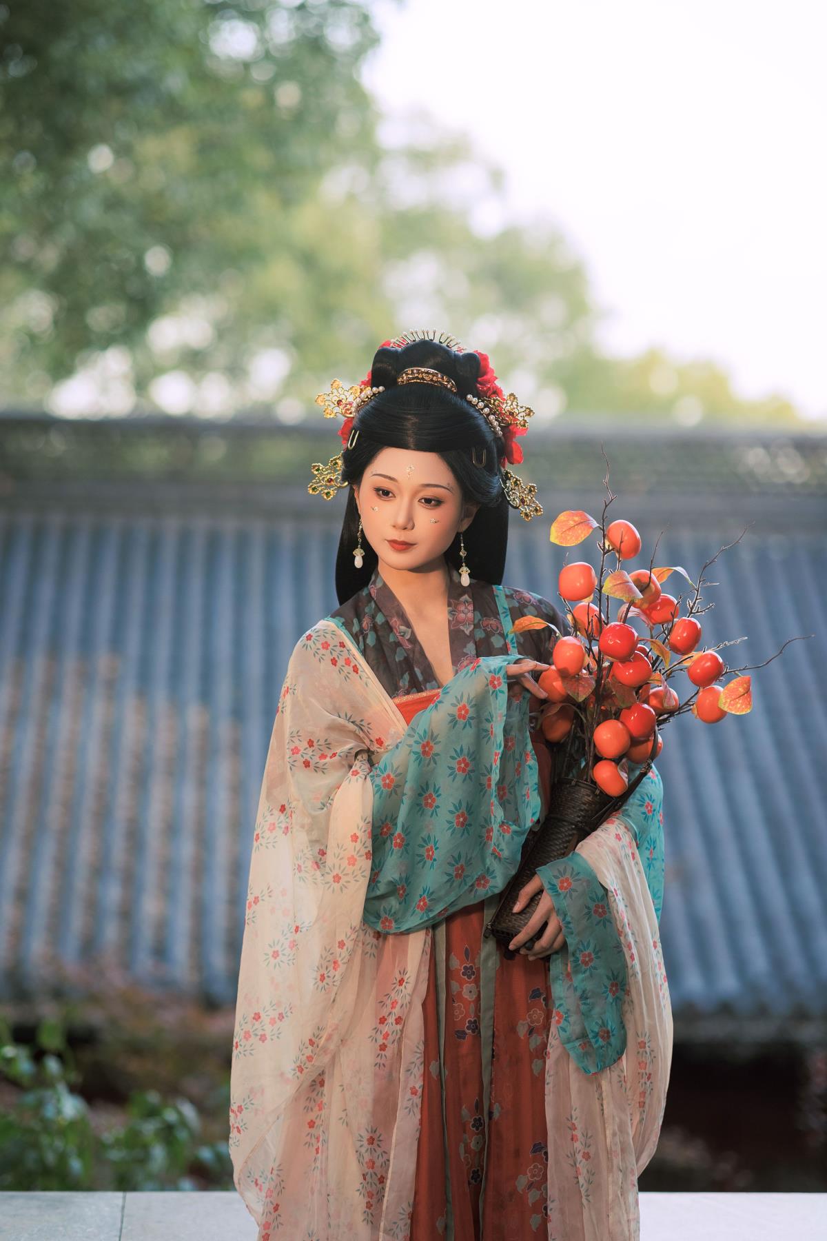 山寺踏秋 - 摄影:若寒Rock - 模特:郑钰熙-艺语图