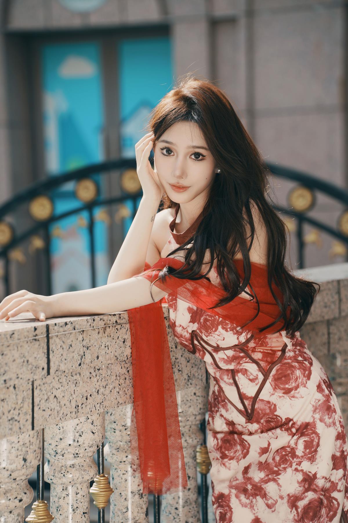 入眼皆是春来红 - 摄影：雷斯写真集 - 模特：姜姜-艺语图