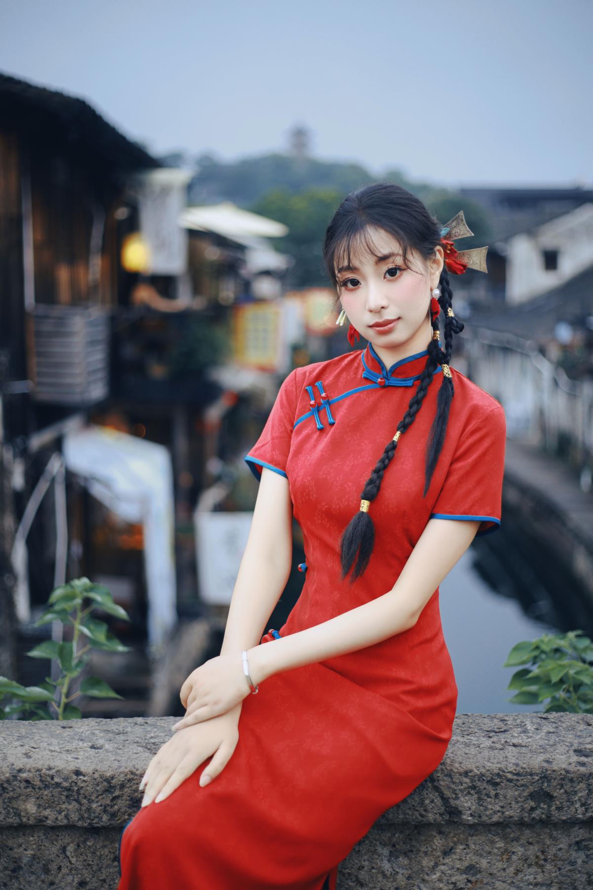 书圣故里江南水乡旗袍 - 摄影：摄影师鹤白 - 模特：小u-艺语图