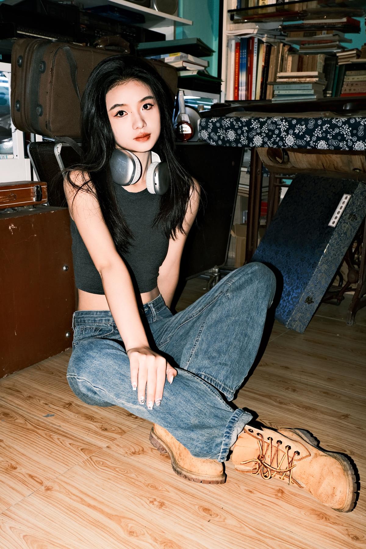 复古唱片 - 摄影：武庚 - 模特：不搭小妖-艺语图