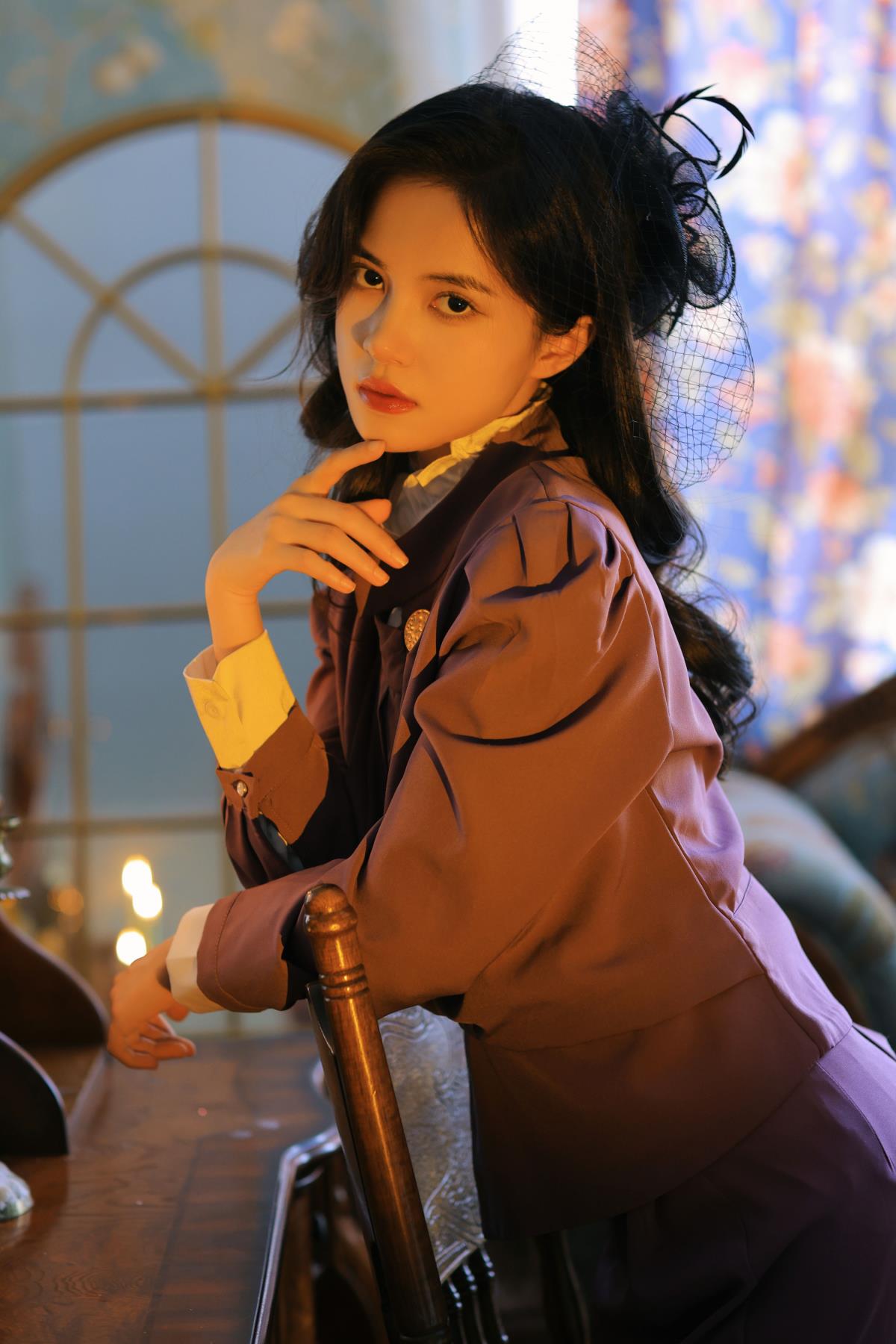 紫色玫瑰 - 摄影：李稚明 - 模特：帕帕小公主-艺语图